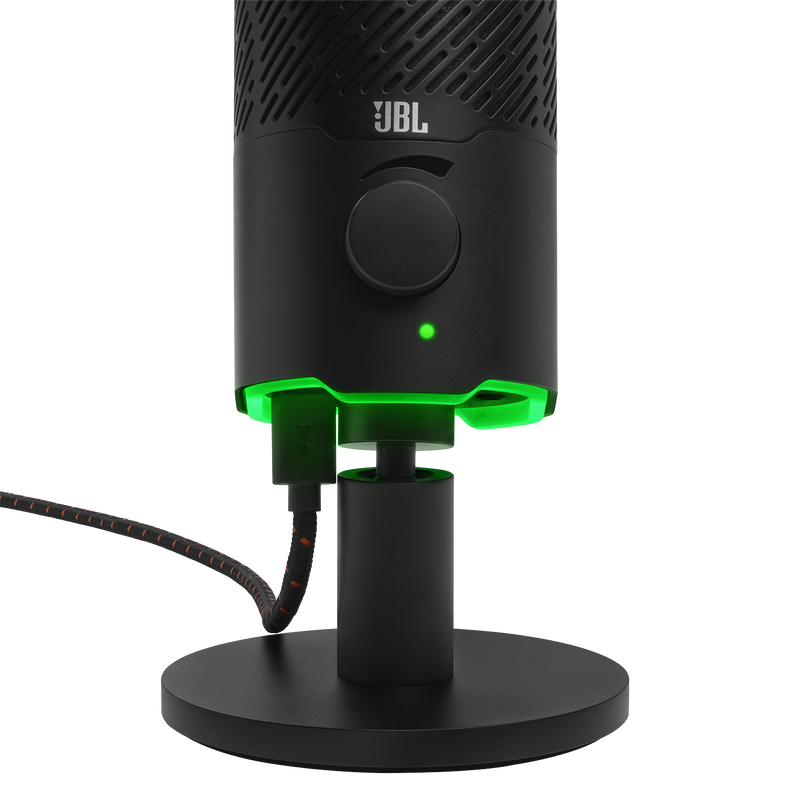 JBL Quantum Stream - Black - Dual pattern premium USB microphone for streaming, recording and gaming - Detailshot 4 image number null